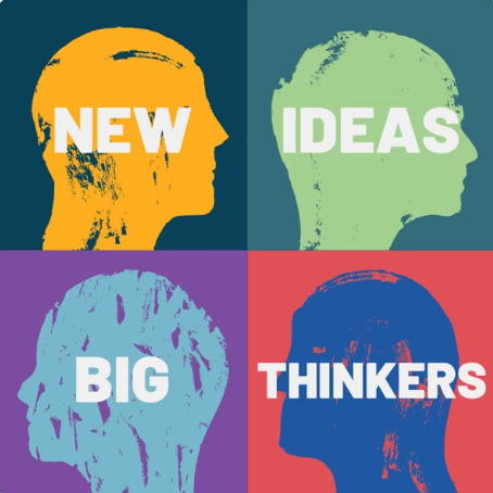 New Ideas Big Thinkers Podcast Cover